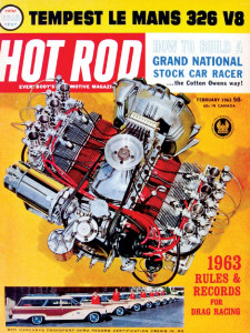 HOT ROD 1963 FEB - TEMPEST, DIXIE 400, CORVAIR